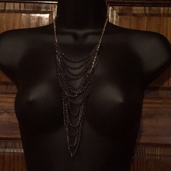 Rue21 Jewelry - NWT Gold and Gunmetal chain necklace